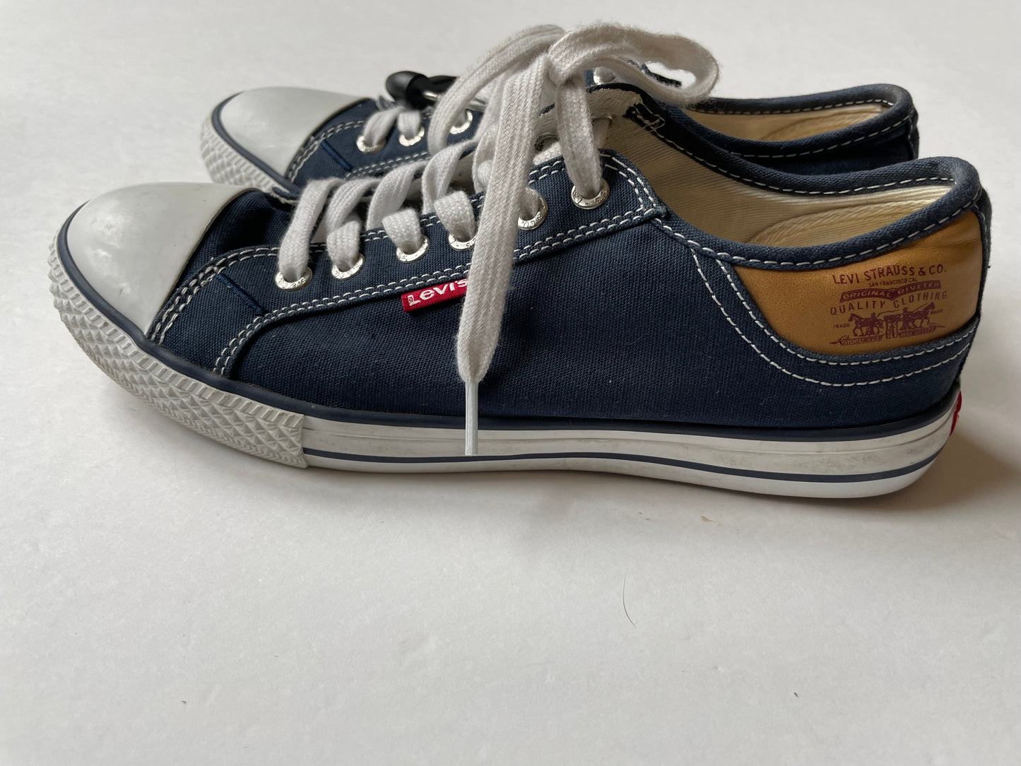 Shoes Sneakers By Levis In Blue, Size: 7.5