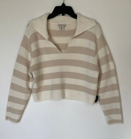 Sweater By Clothes Mentor In Cream, Size: Xl