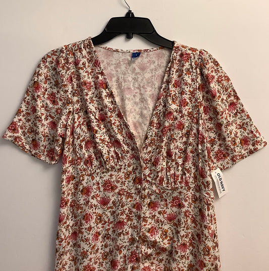 Dress Casual Short By Old Navy In Floral Print, Size: S