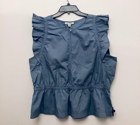 Top Short Sleeve By Clothes Mentor In Blue, Size: Xl