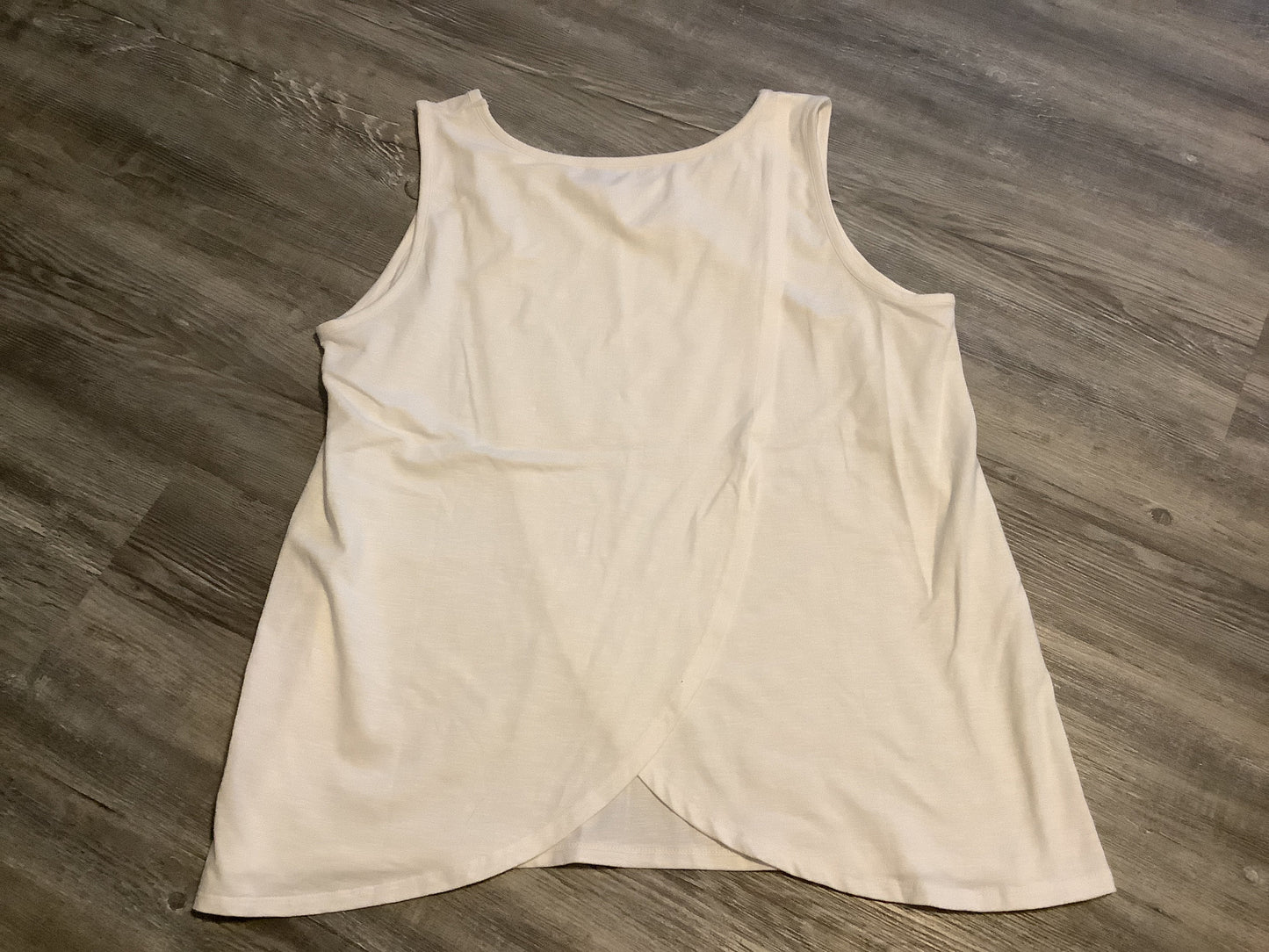 White Top Sleeveless Talbots, Size L