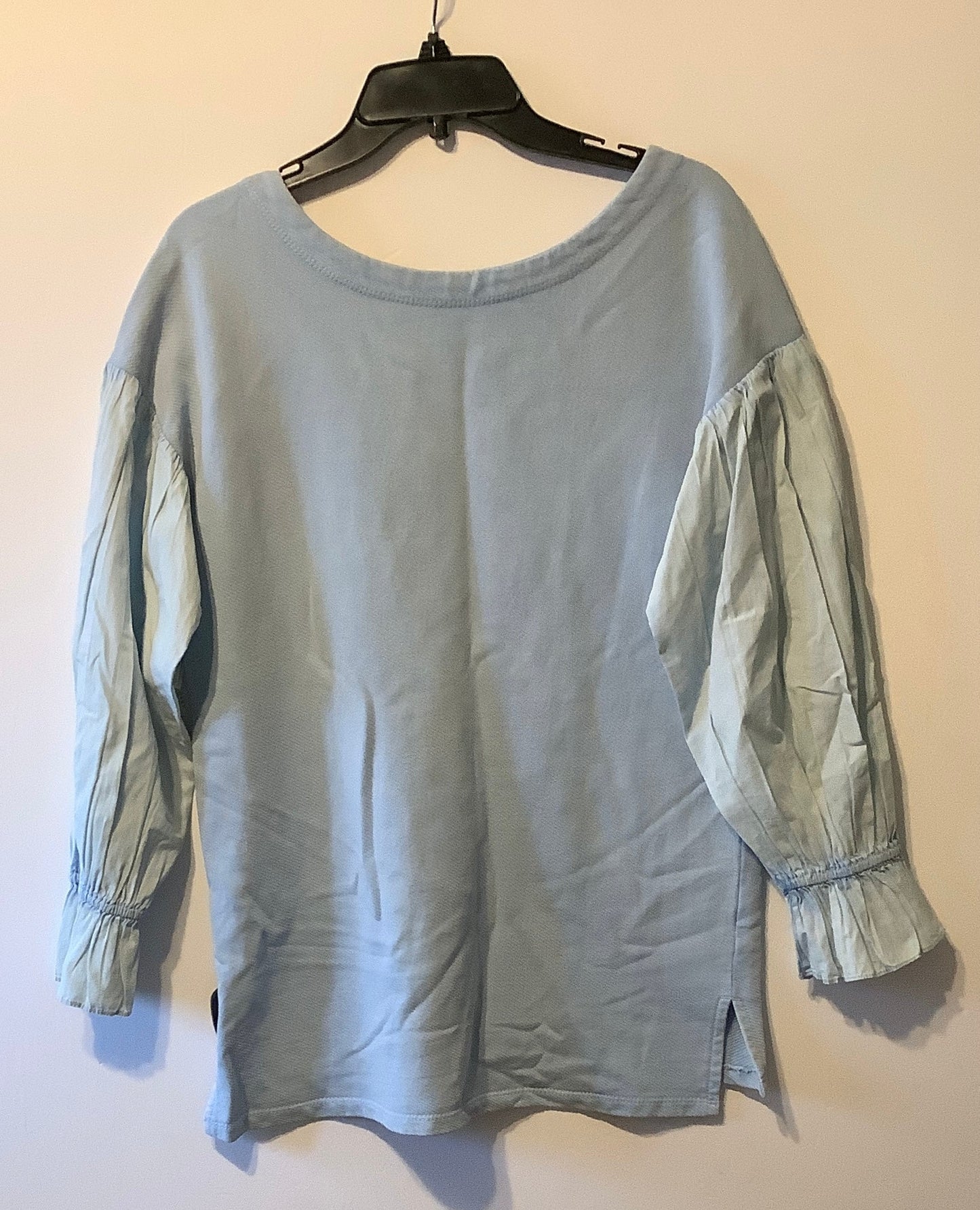 Top Long Sleeve By Anthropologie In Blue, Size: S