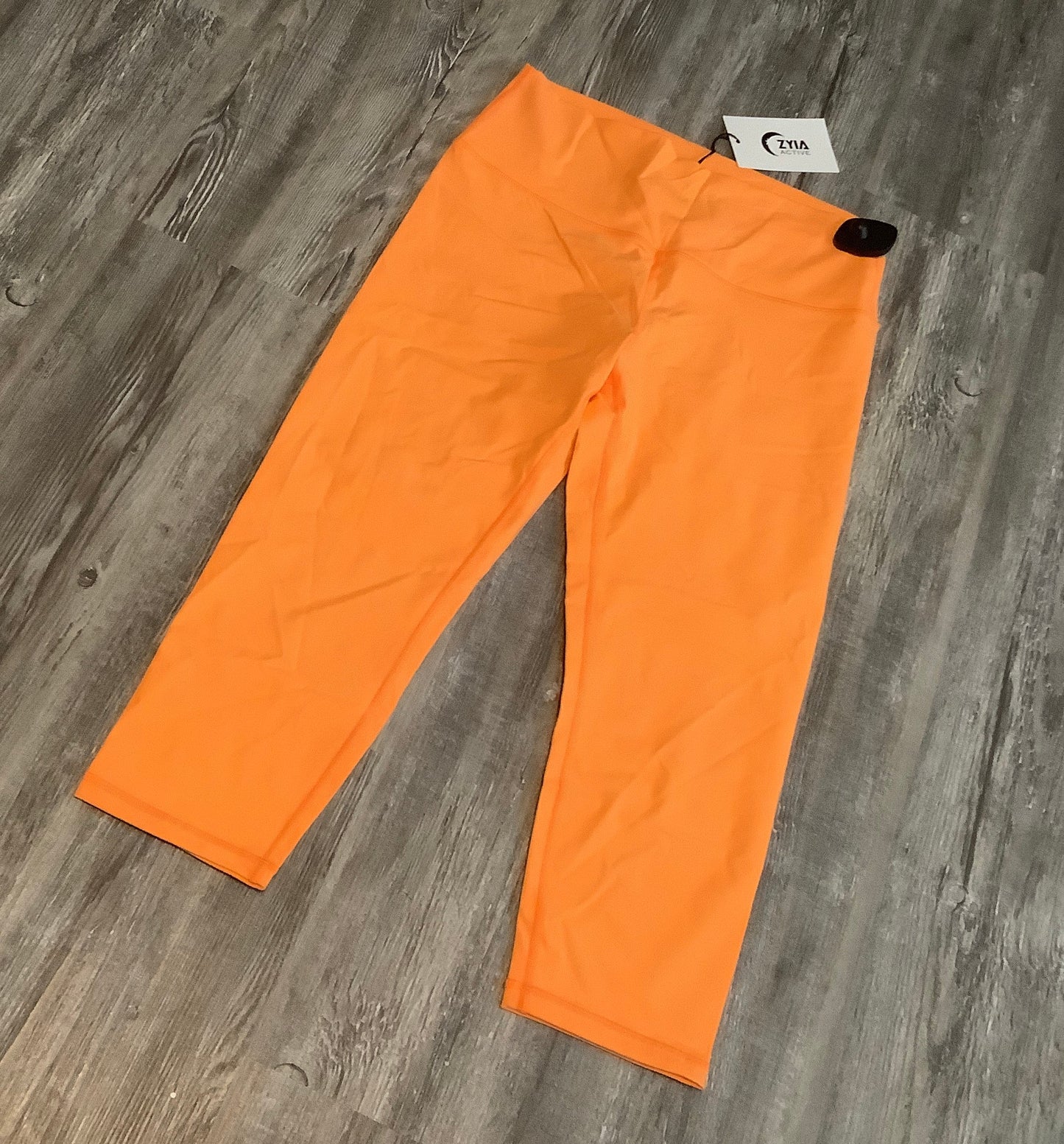 Orange Athletic Leggings Zyia, Size M