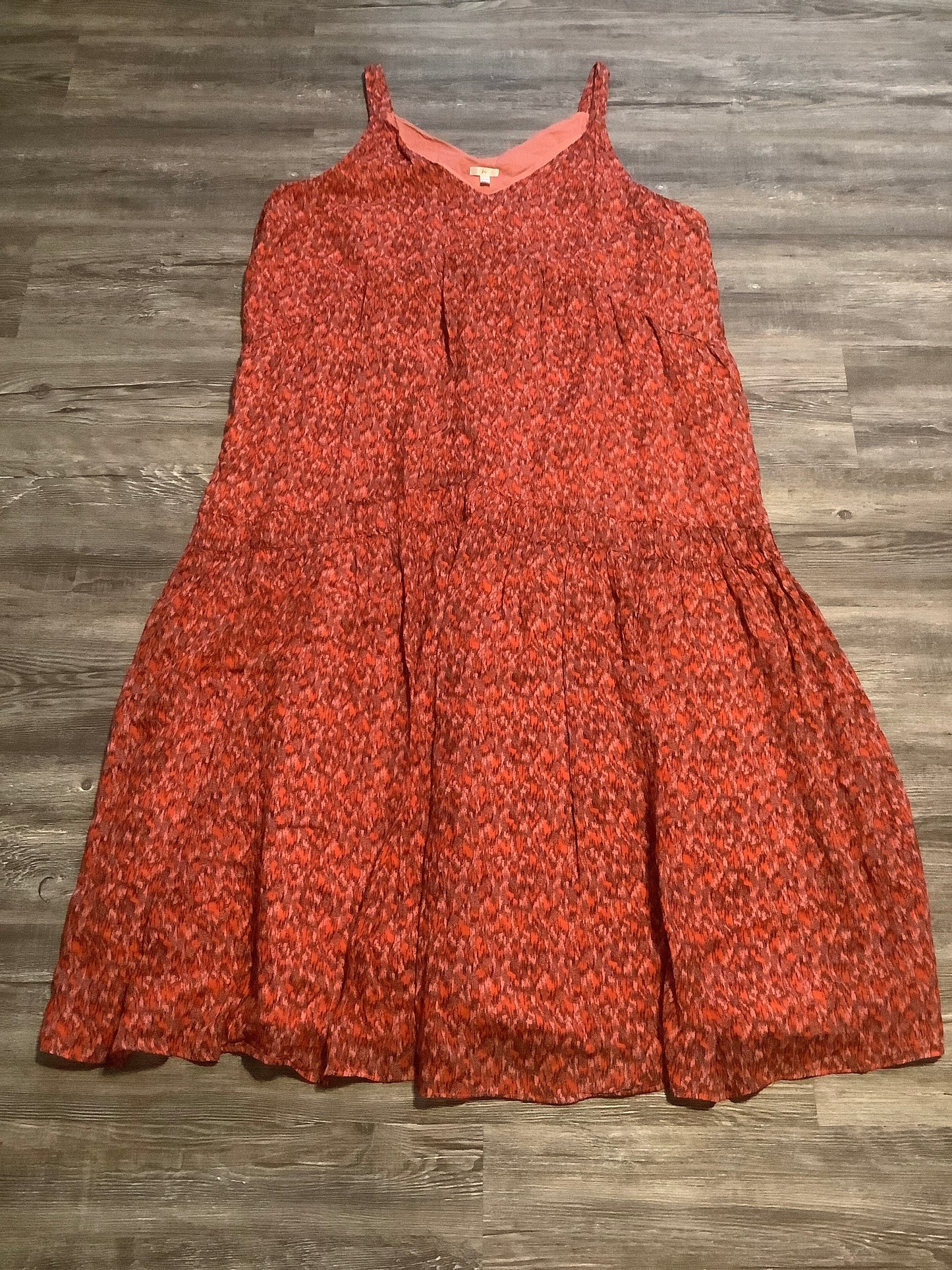 Pink & Red Dress Casual Maxi Joie, Size Xxl