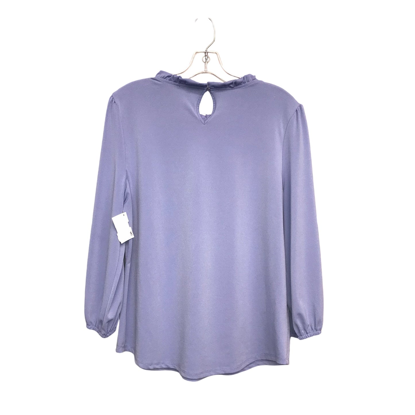 Top Ls By Adrianna Papell In Purple, Size:L