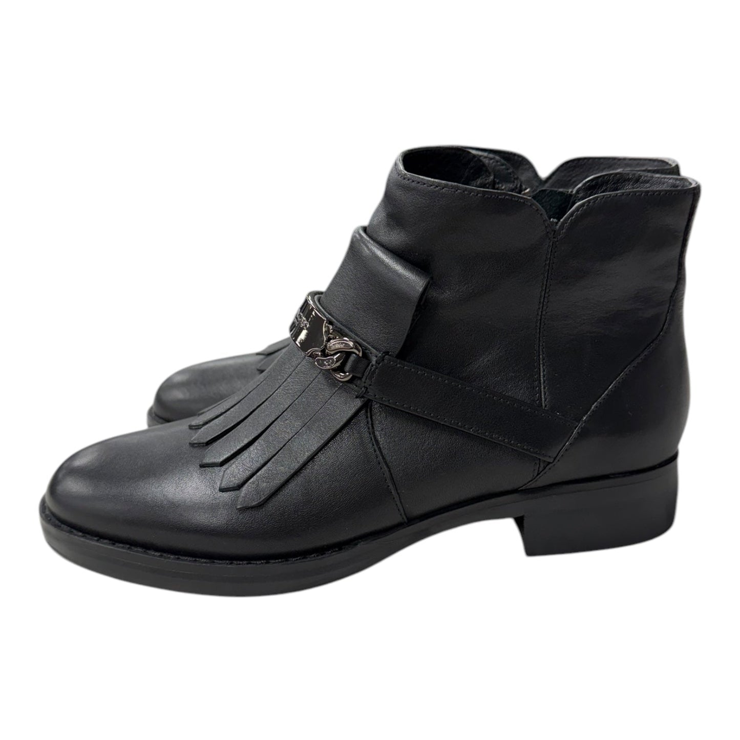 Boots Designer By Coach In Black, Size:7.5