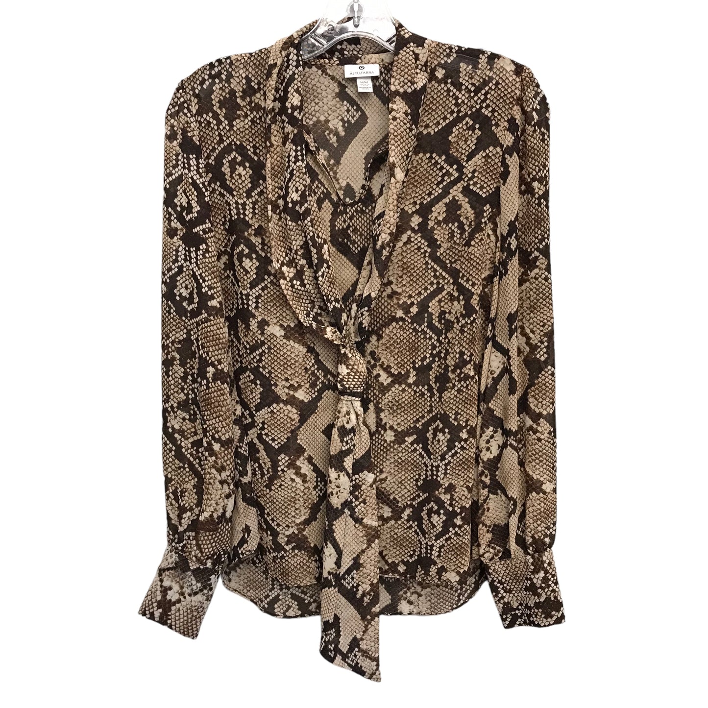 SNAKESKIN PRINT TOP LS by TARGET-DESIGNER Size:M