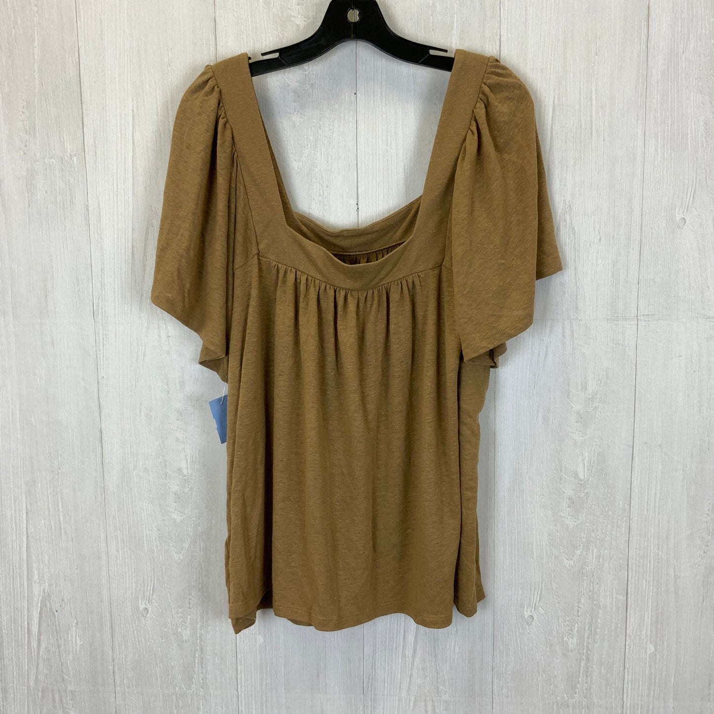 Top Short Sleeve Basic By Banana Republic O  Size: Xl