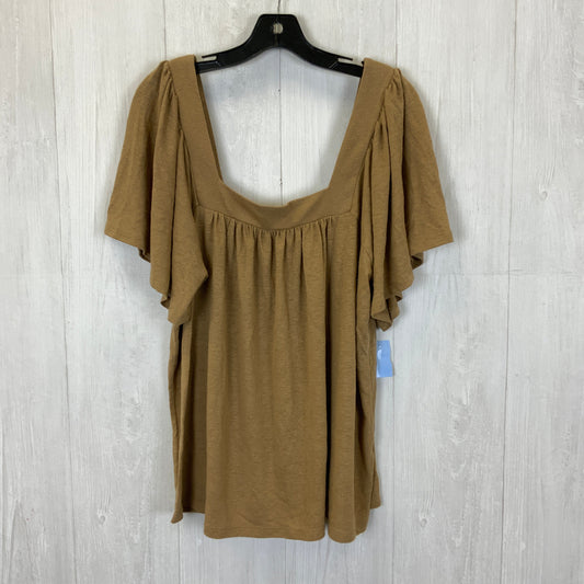 Top Short Sleeve Basic By Banana Republic O  Size: Xl