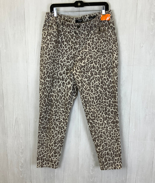 Jeans Skinny By Nine West In Leopard Print, Size: 1x