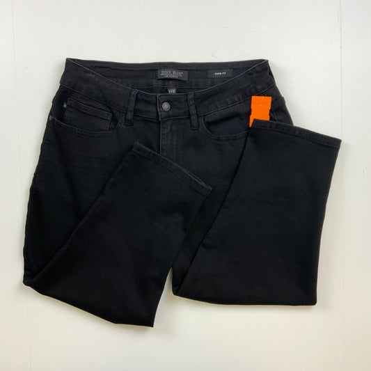 Capris By Judy Blue In Black Denim, Size: 1x