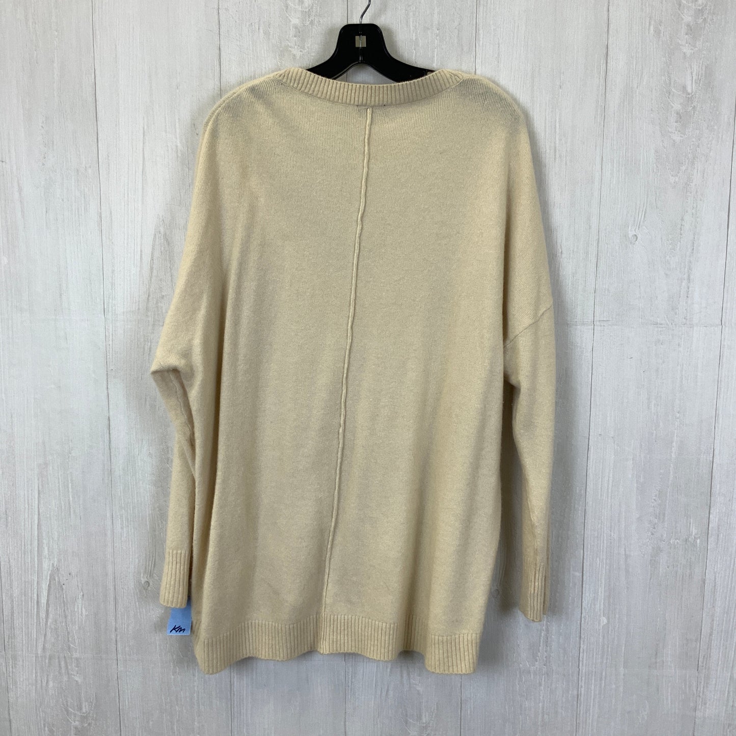 Sweater By Express In Cream, Size: L