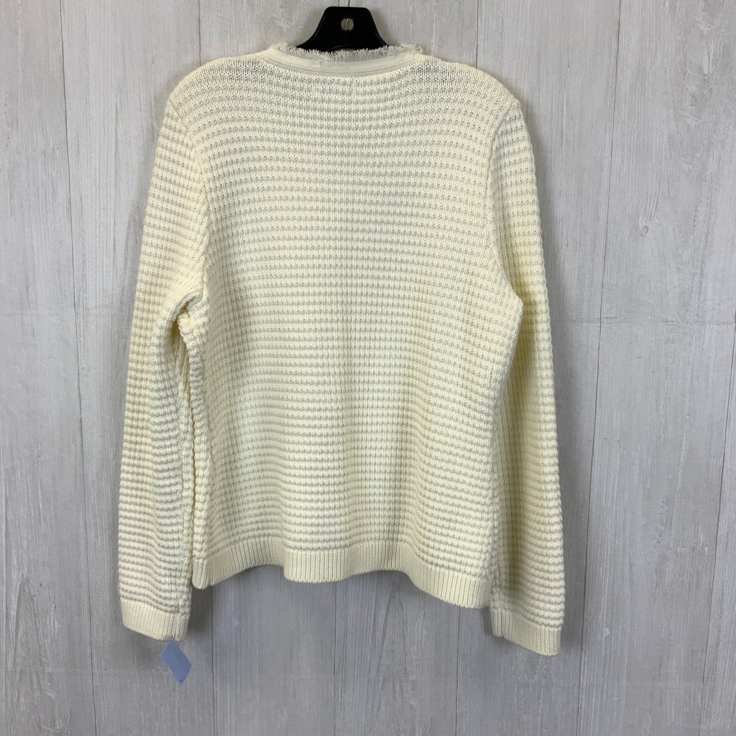 Sweater Cardigan By Express In Cream, Size: Xl