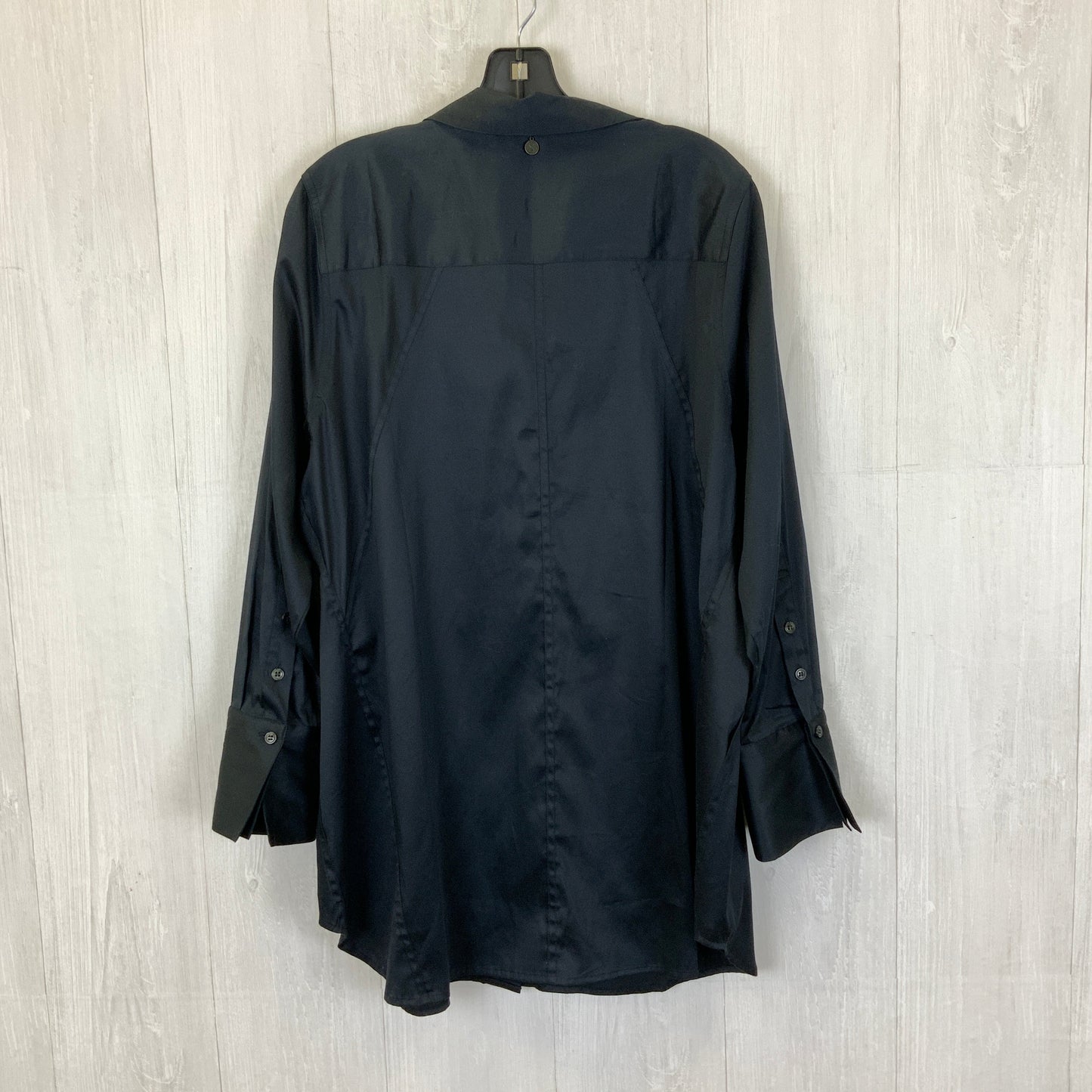 Black Blouse Long Sleeve Soft Surroundings, Size 1x