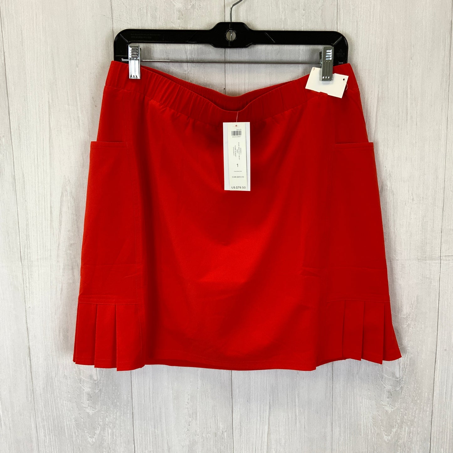 Athletic Shorts 2pc By Chicos In Red, Size: M