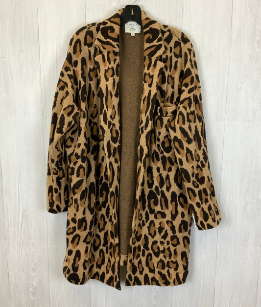 Cardigan By J. Crew In Animal Print, Size: Xl