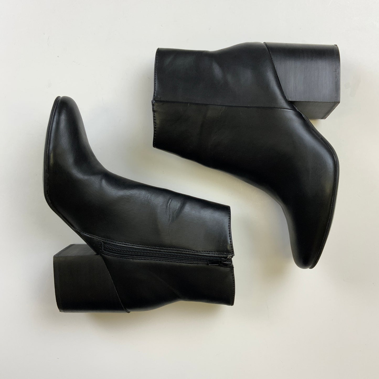 Boots Ankle Heels By Madden Girl In Black, Size: 8