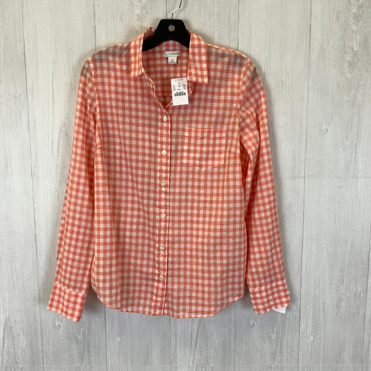 Top Long Sleeve By J. Crew In Peach, Size: Xs