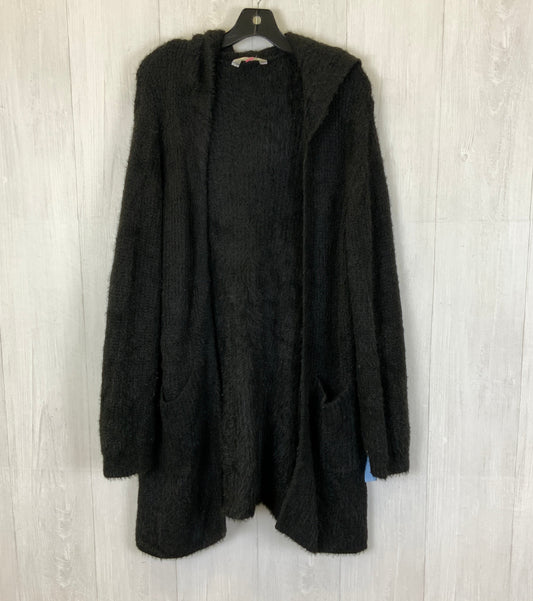 Sweater Cardigan By No Boundaries In Black, Size: 3x