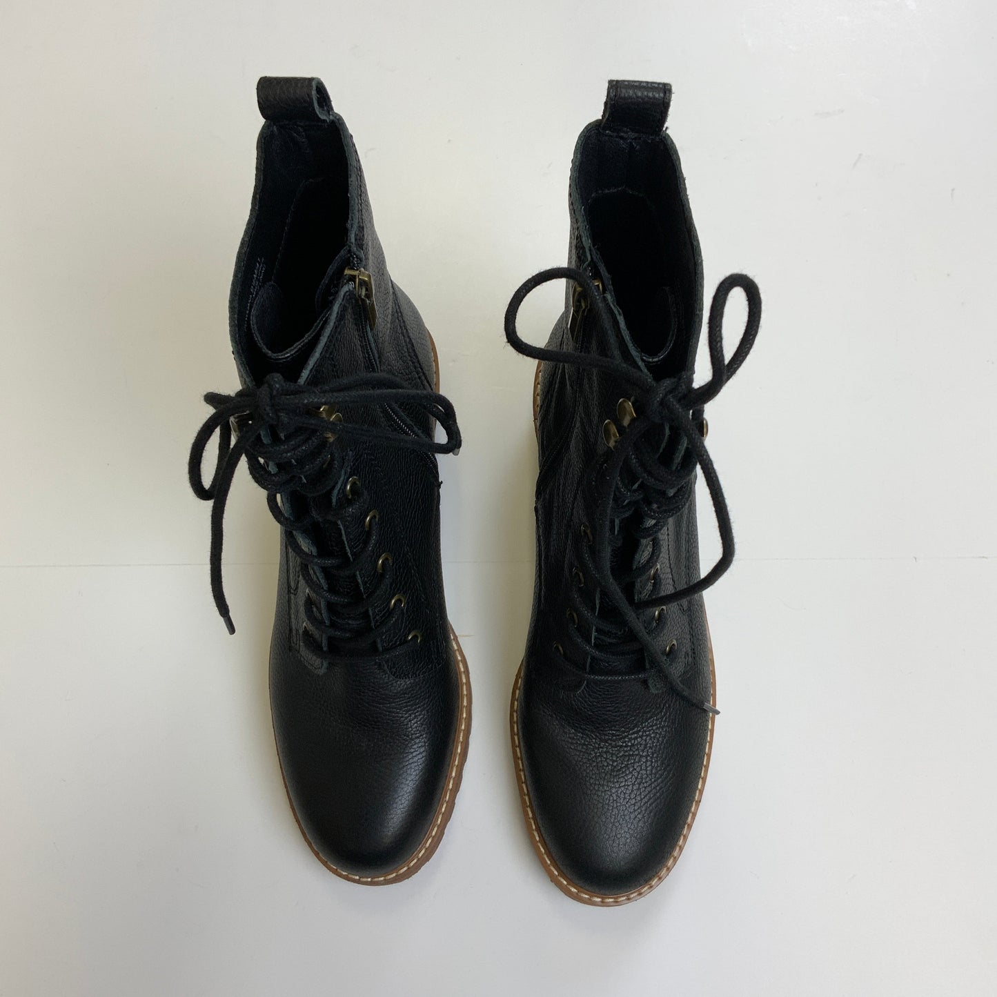 Boots Mid-calf Heels By Crown Vintage In Black, Size: 9.5