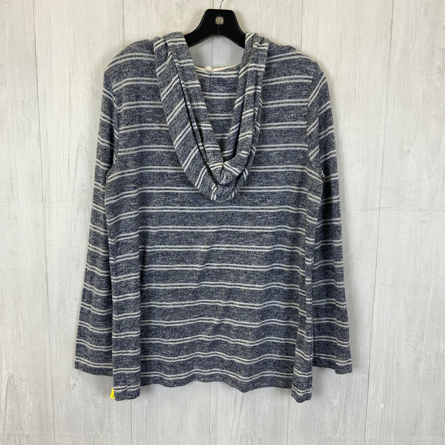 Sweatshirt Hoodie By Lou And Grey In Blue & White, Size: M