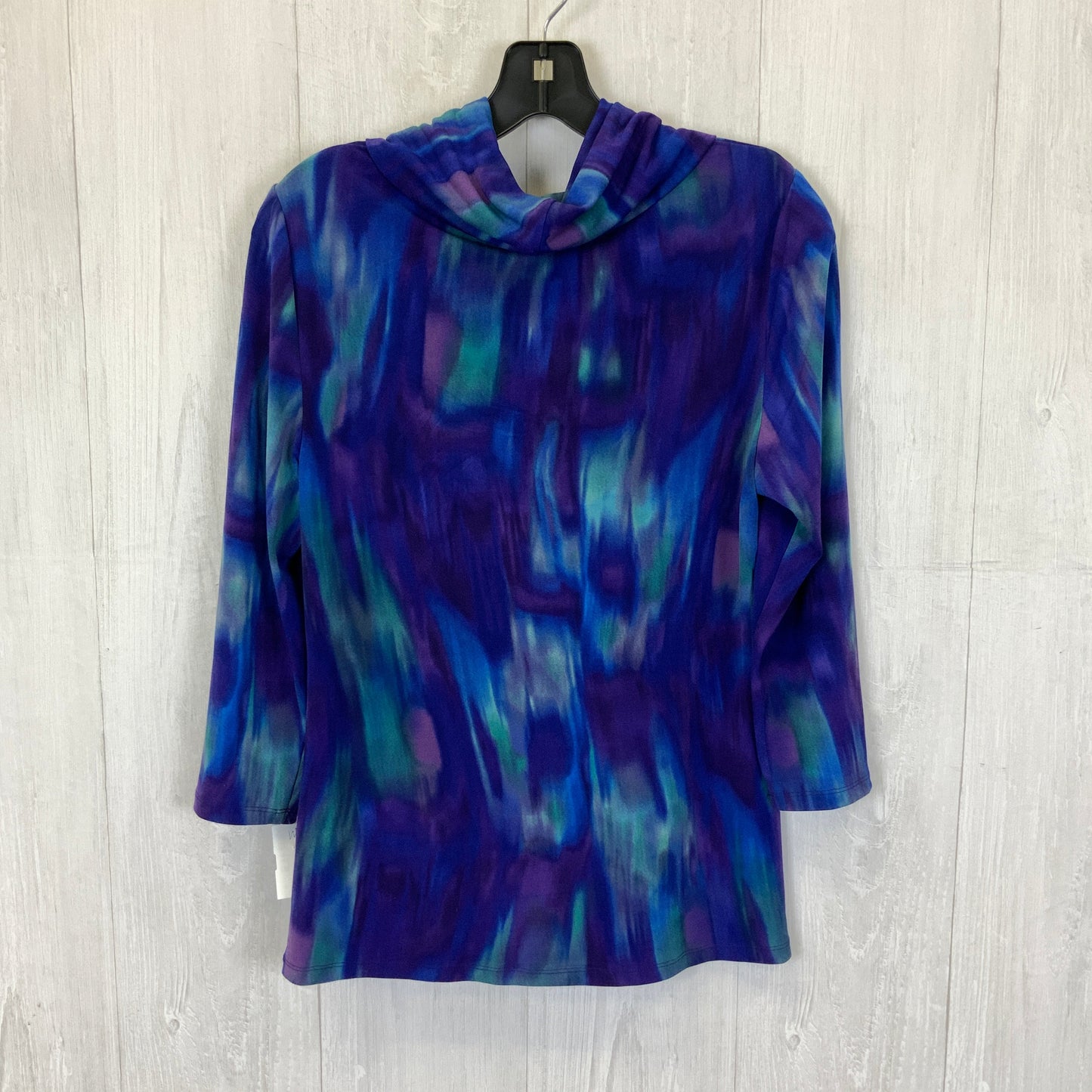 Top Short Sleeve By Antonio Melani In Blue & Purple, Size: M