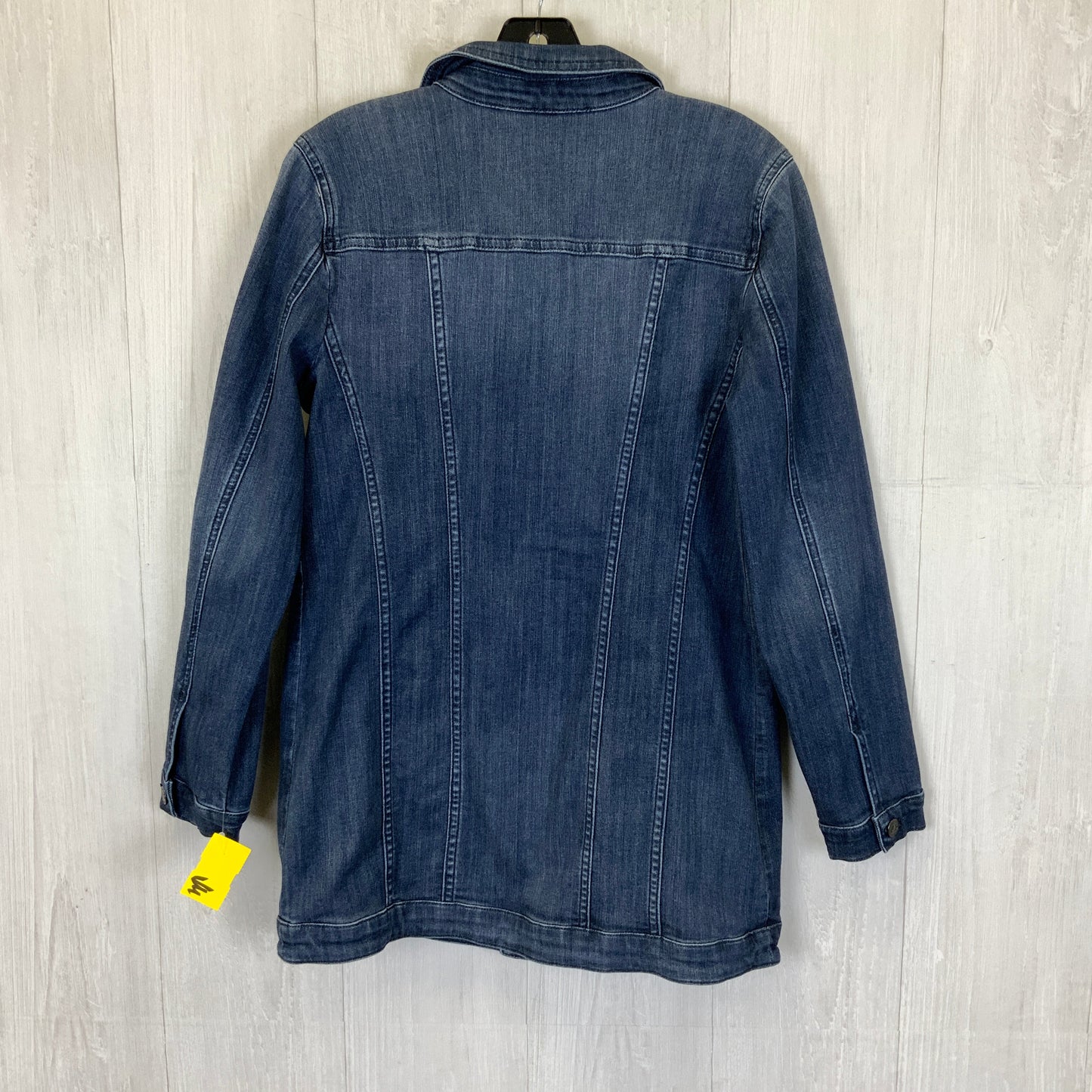 Jacket Denim By Chicos In Blue Denim, Size: S