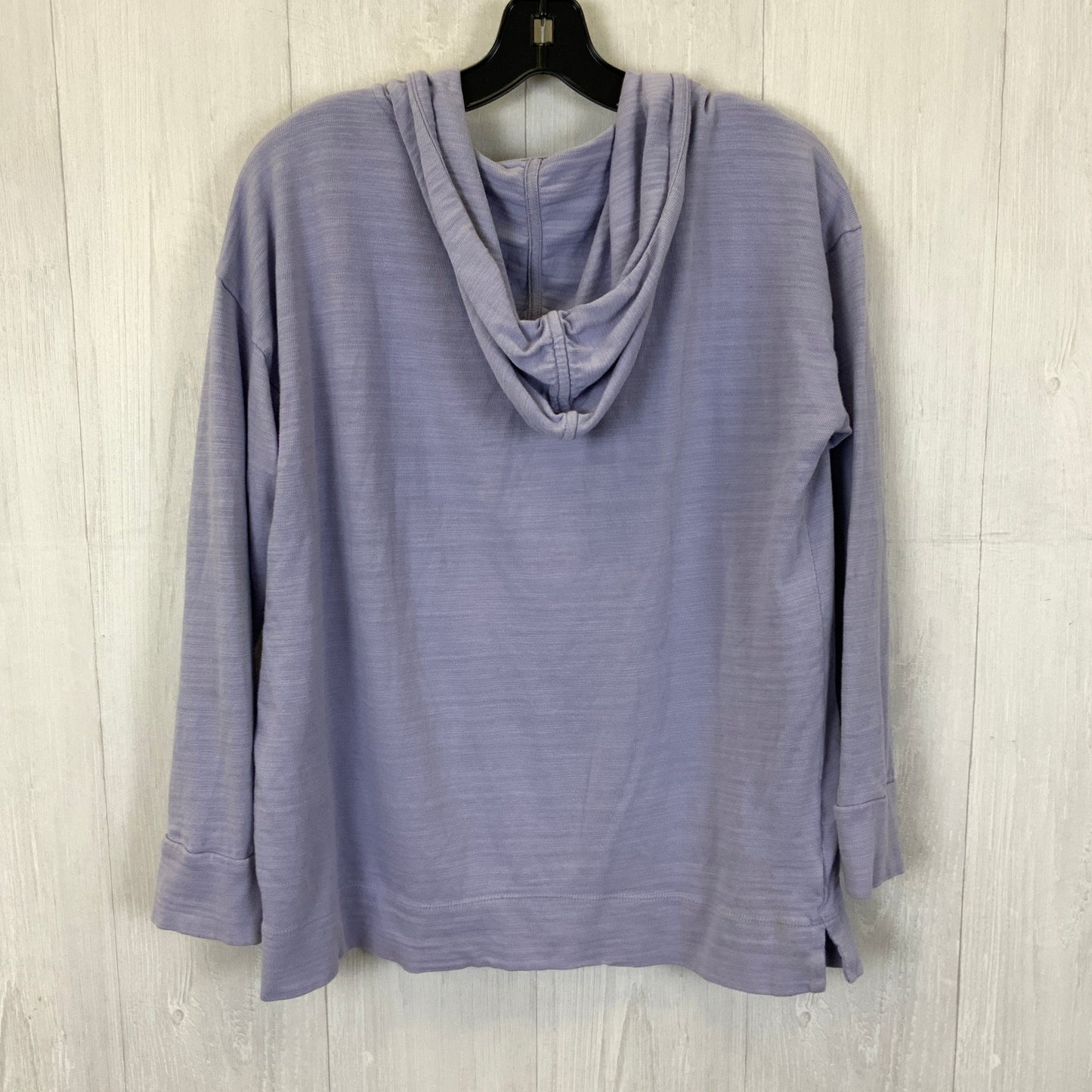 Sweatshirt Hoodie By Loft In Purple, Size: M