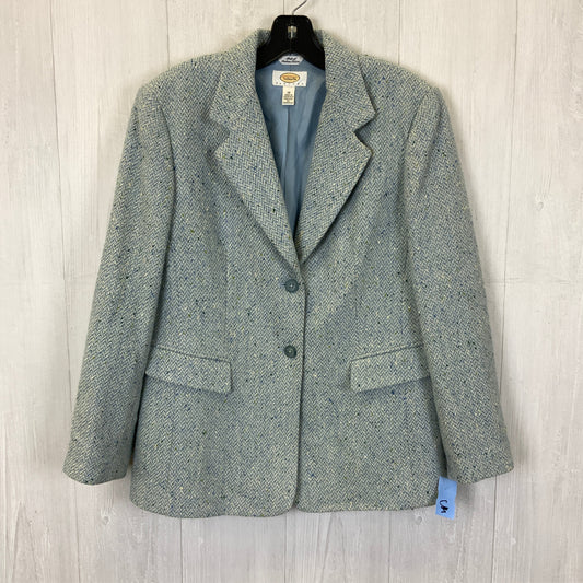 Blazer By Talbots In Blue & Green, Size: 12