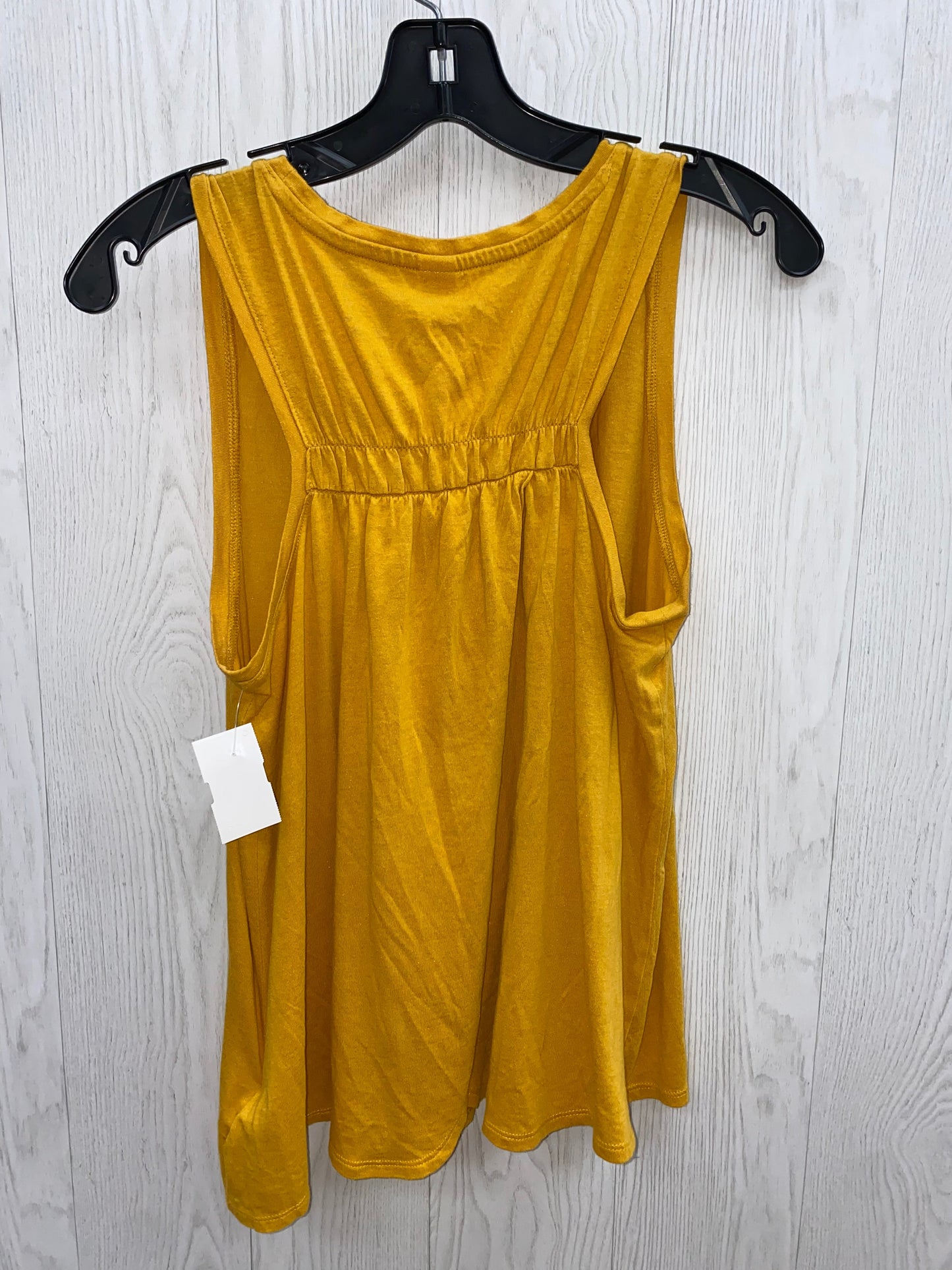 Yellow Top Sleeveless Basic Old Navy, Size S