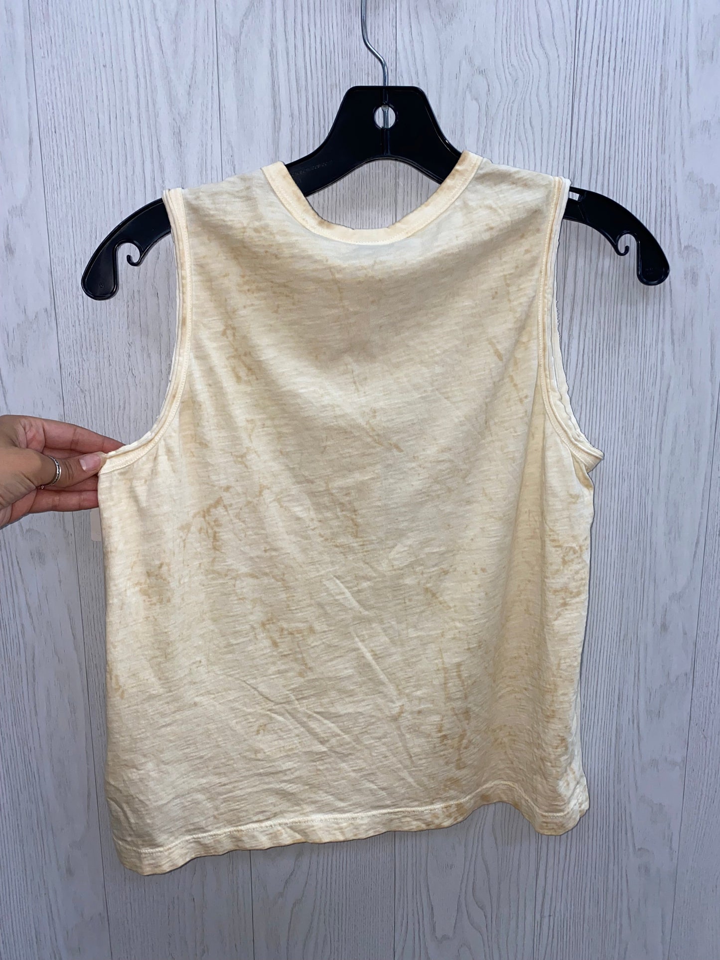 Yellow Top Sleeveless Universal Thread, Size Xs