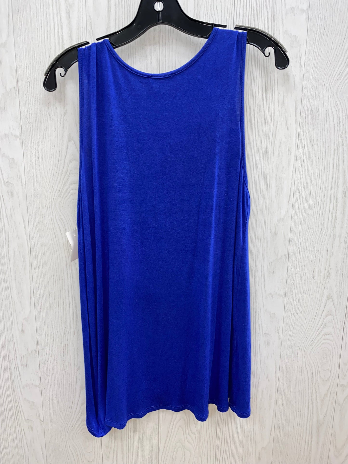 Royal Blue Top Sleeveless Basic White Birch, Size S