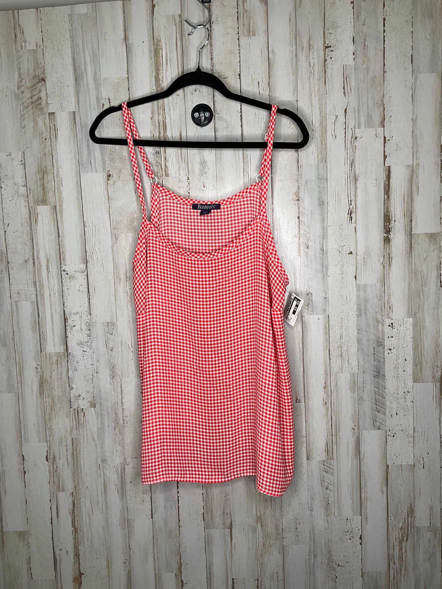 Tank Top By Roamans In Red, Size: 3x