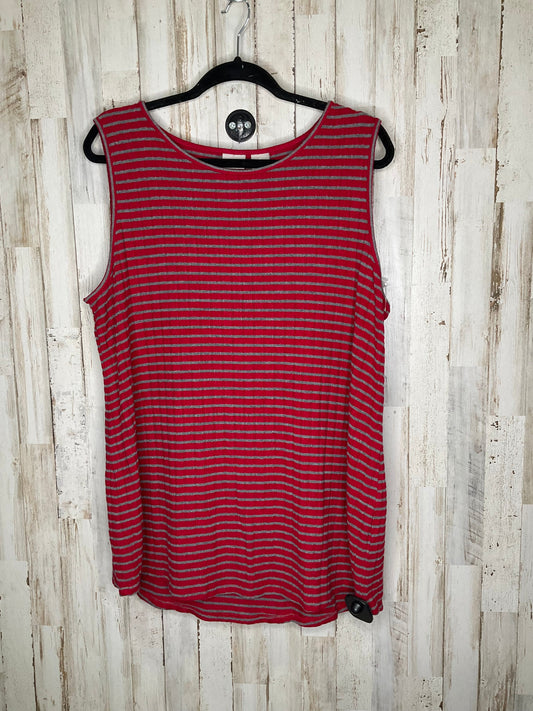 Tank Top By Chicos In Striped Pattern, Size: 3x