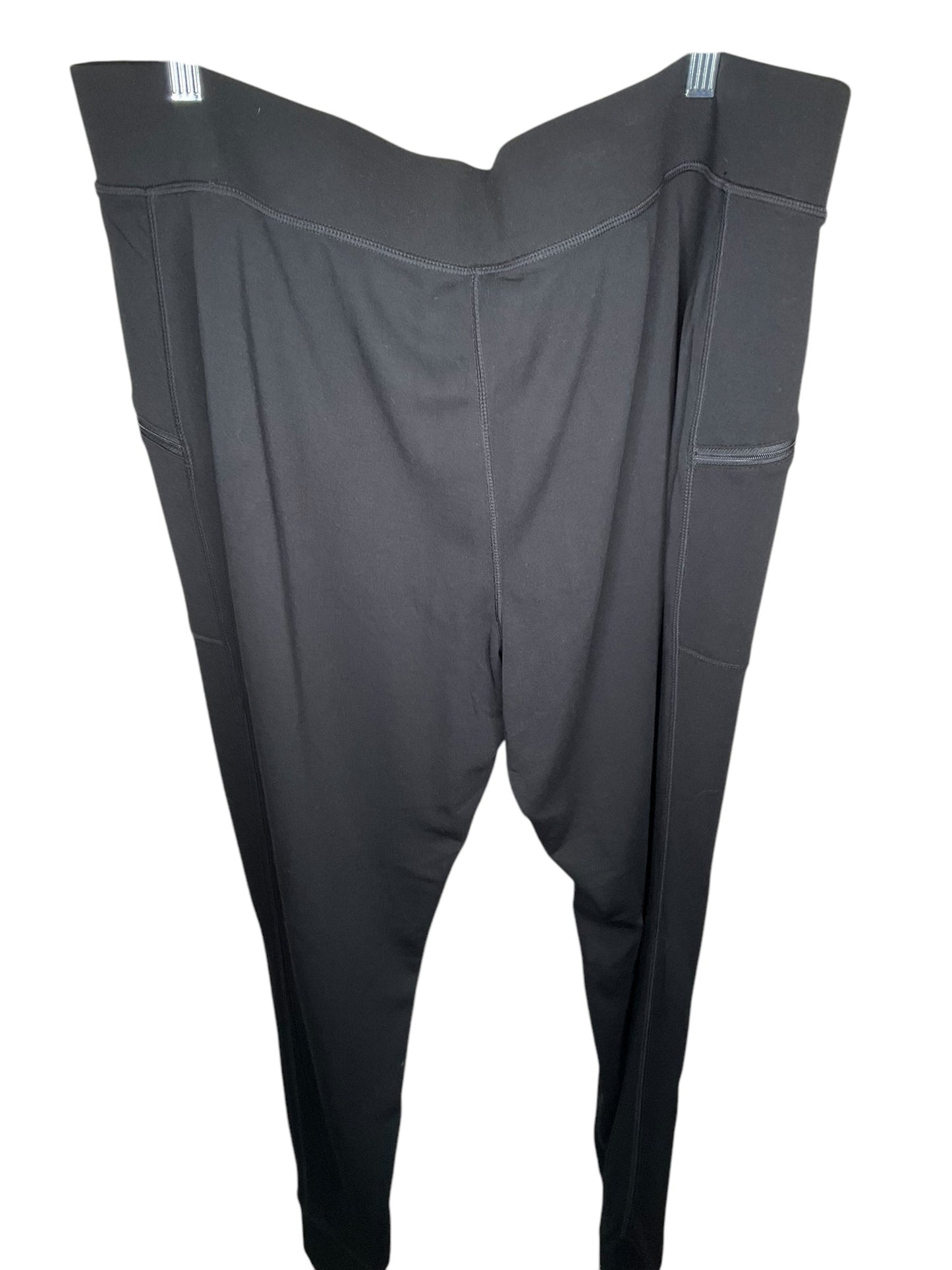 Athletic Pants By Athletic Works In Black, Size: 3x