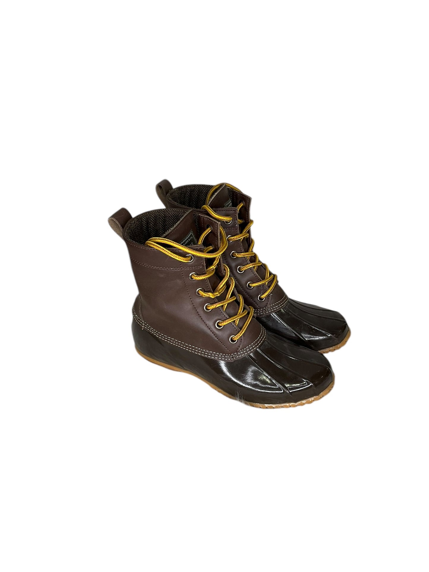 Boots Rain By Bass In Brown, Size: 7