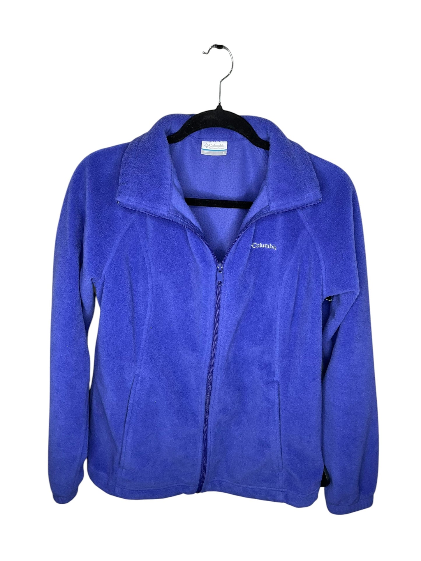 Jacket Fleece By Columbia In Blue, Size: L