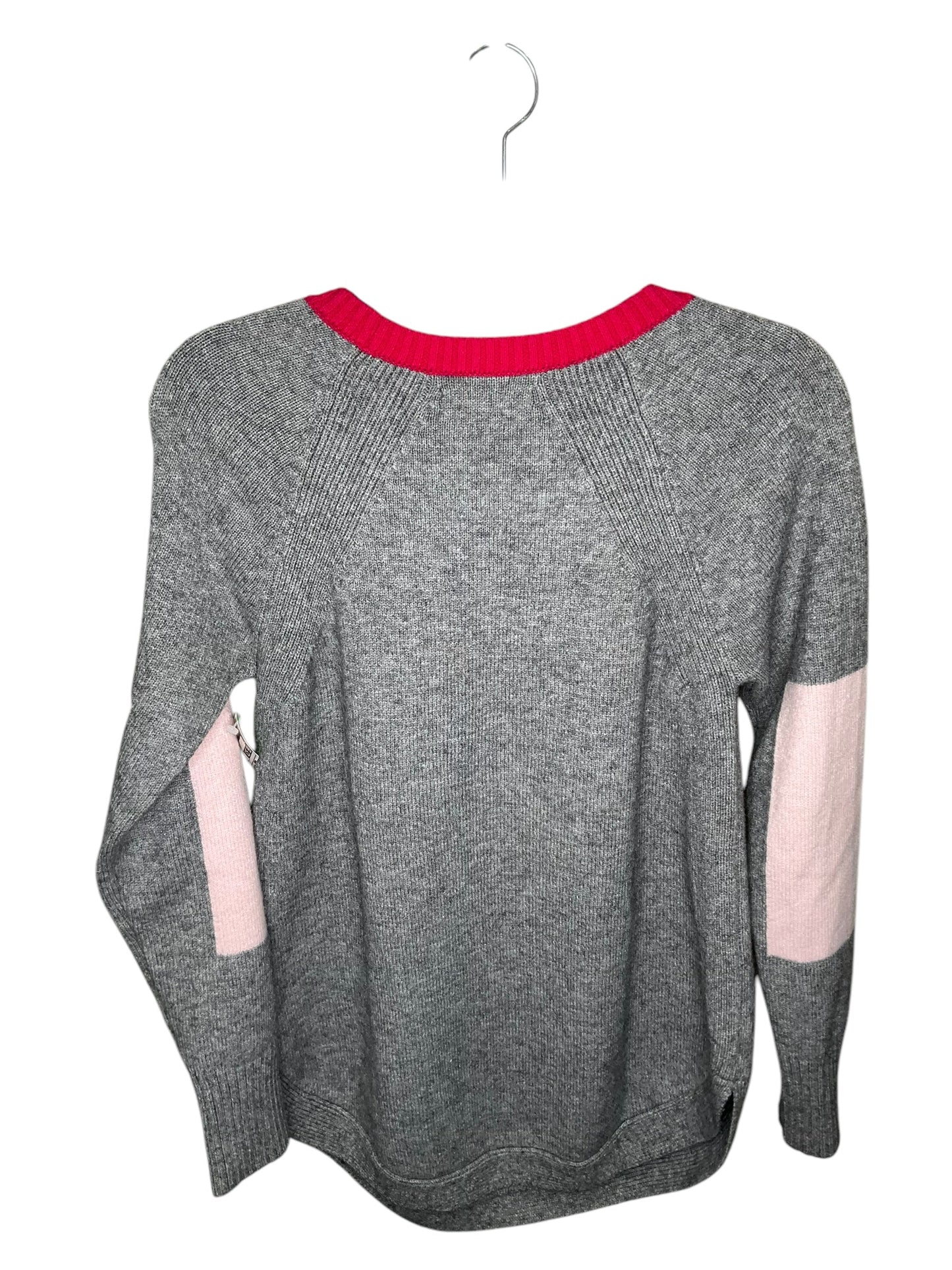 Sweater By Anthropologie In Grey & Pink, Size: S