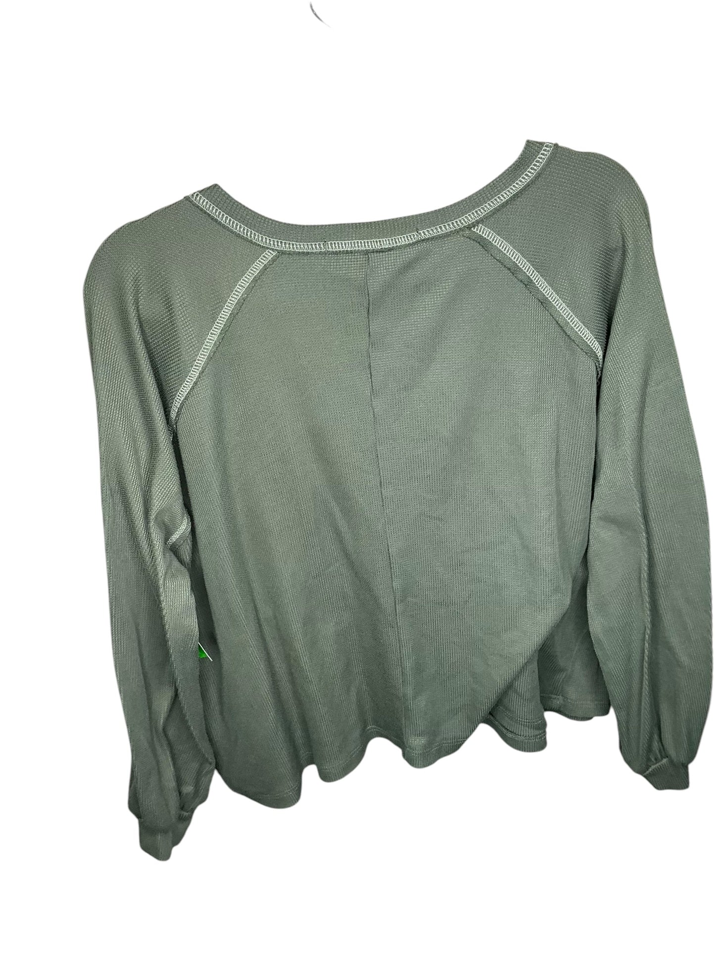 Top Long Sleeve By Altard State In Green, Size: Xs