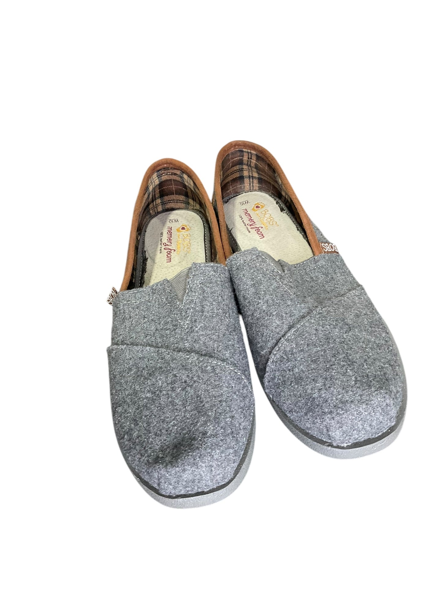 Shoes Flats By Bobs In Grey, Size: 10