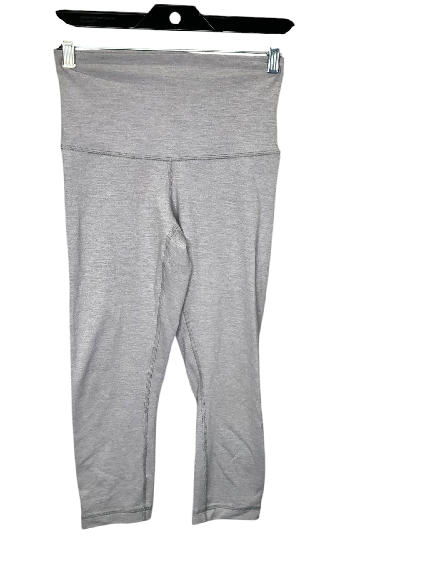 Athletic Capris By Lululemon In Grey, Size: S