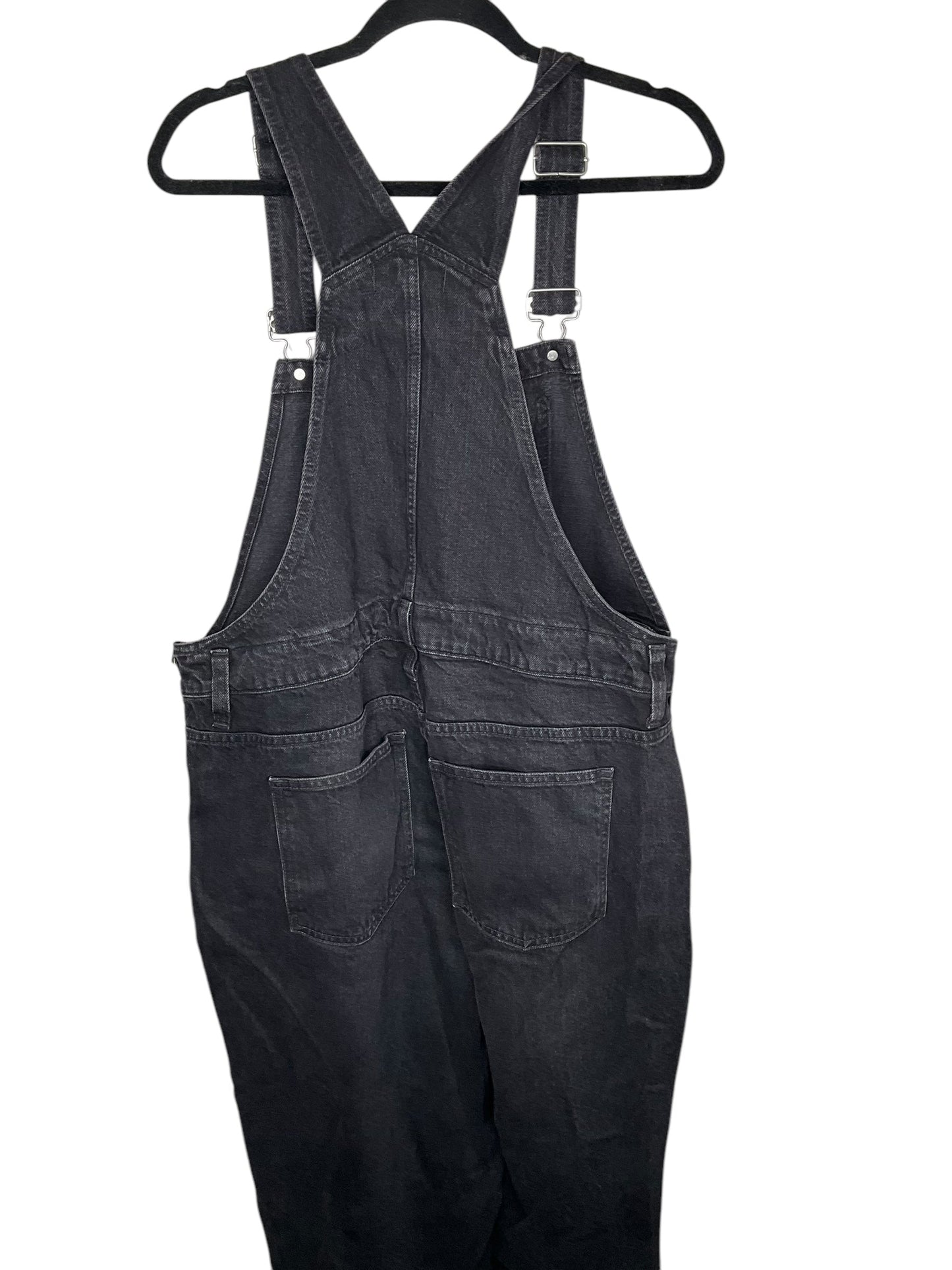 Overalls By Madewell In Black Denim, Size: Xl