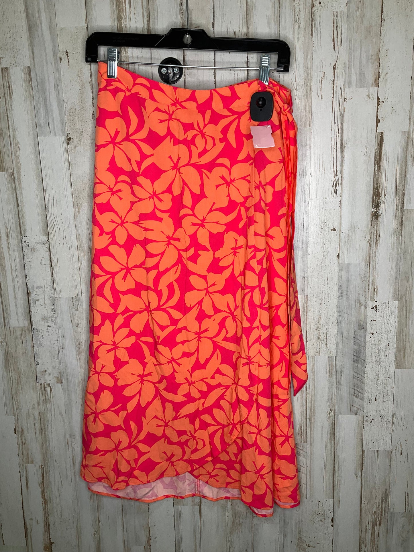 Orange & Pink Skirt Midi J. Crew, Size S