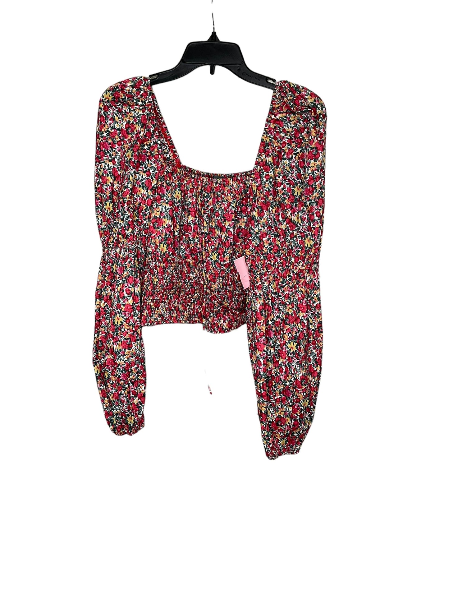 Top Long Sleeve By Altard State In Floral Print, Size: Xl