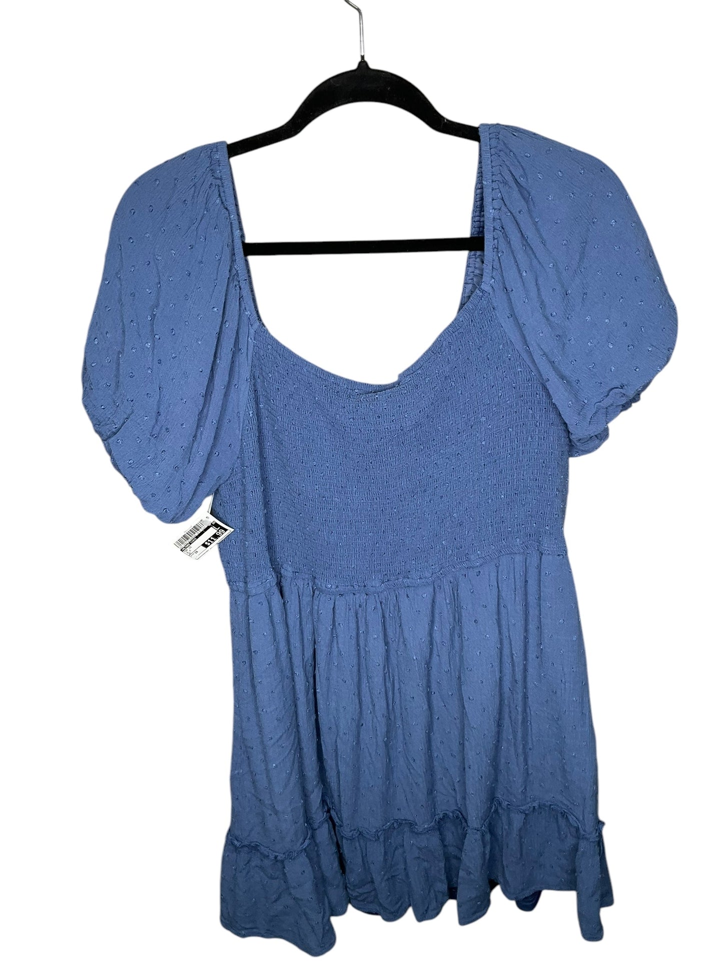 Top Short Sleeve By Altard State In Blue, Size: 2x