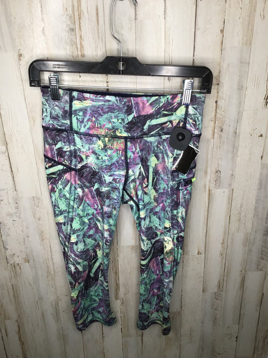 Green & Purple Athletic Capris Lululemon, Size 4