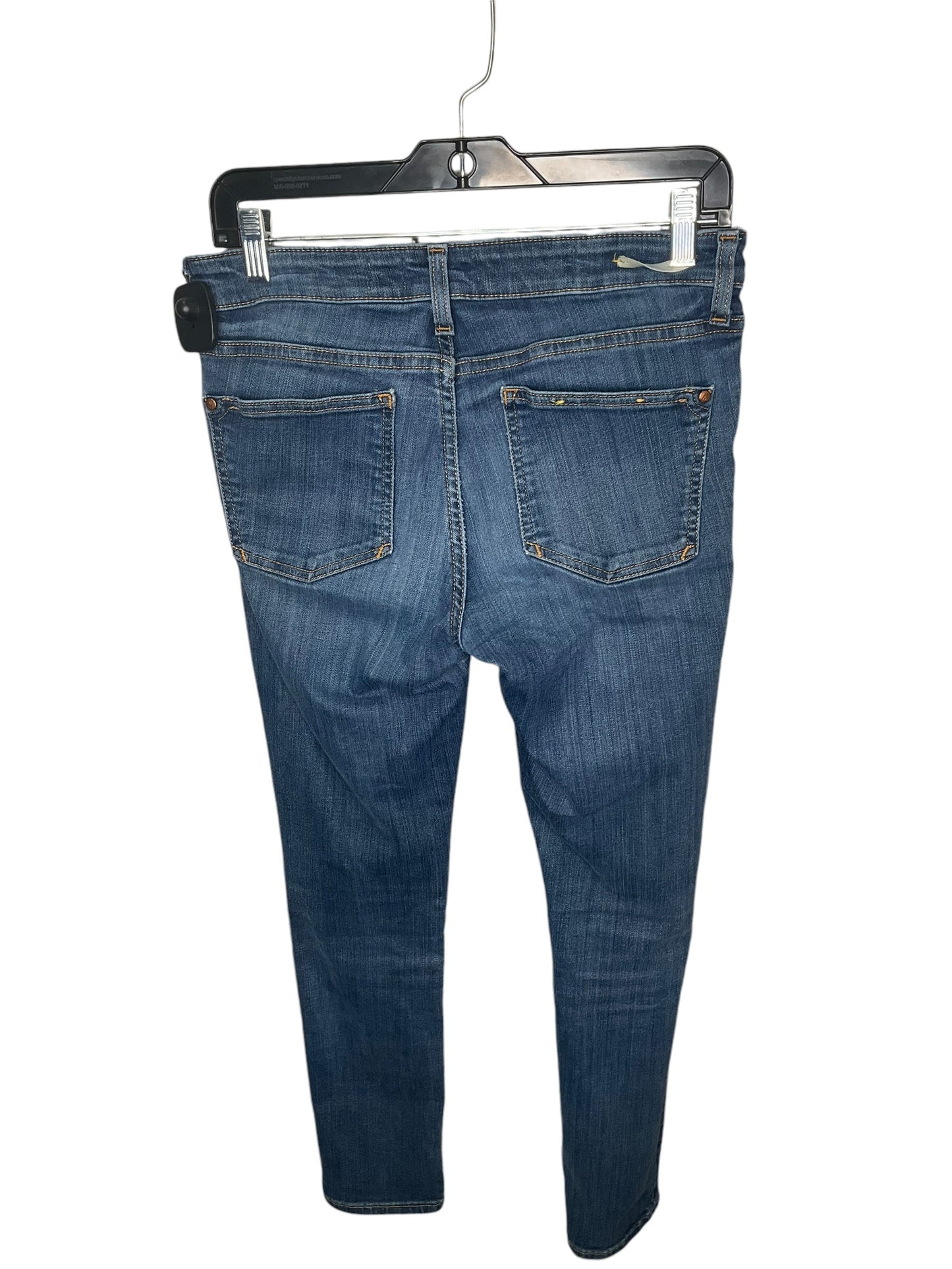 Jeans Skinny By Pilcro In Blue Denim, Size: 28