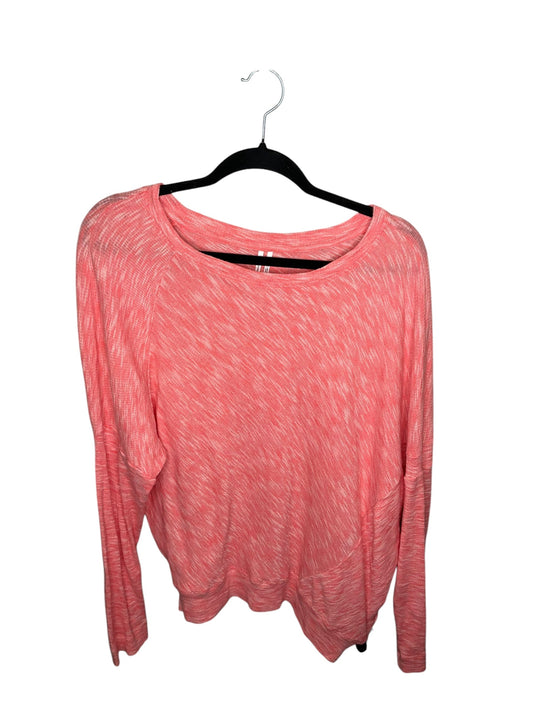 Top Long Sleeve By Anthropologie In Red, Size: M