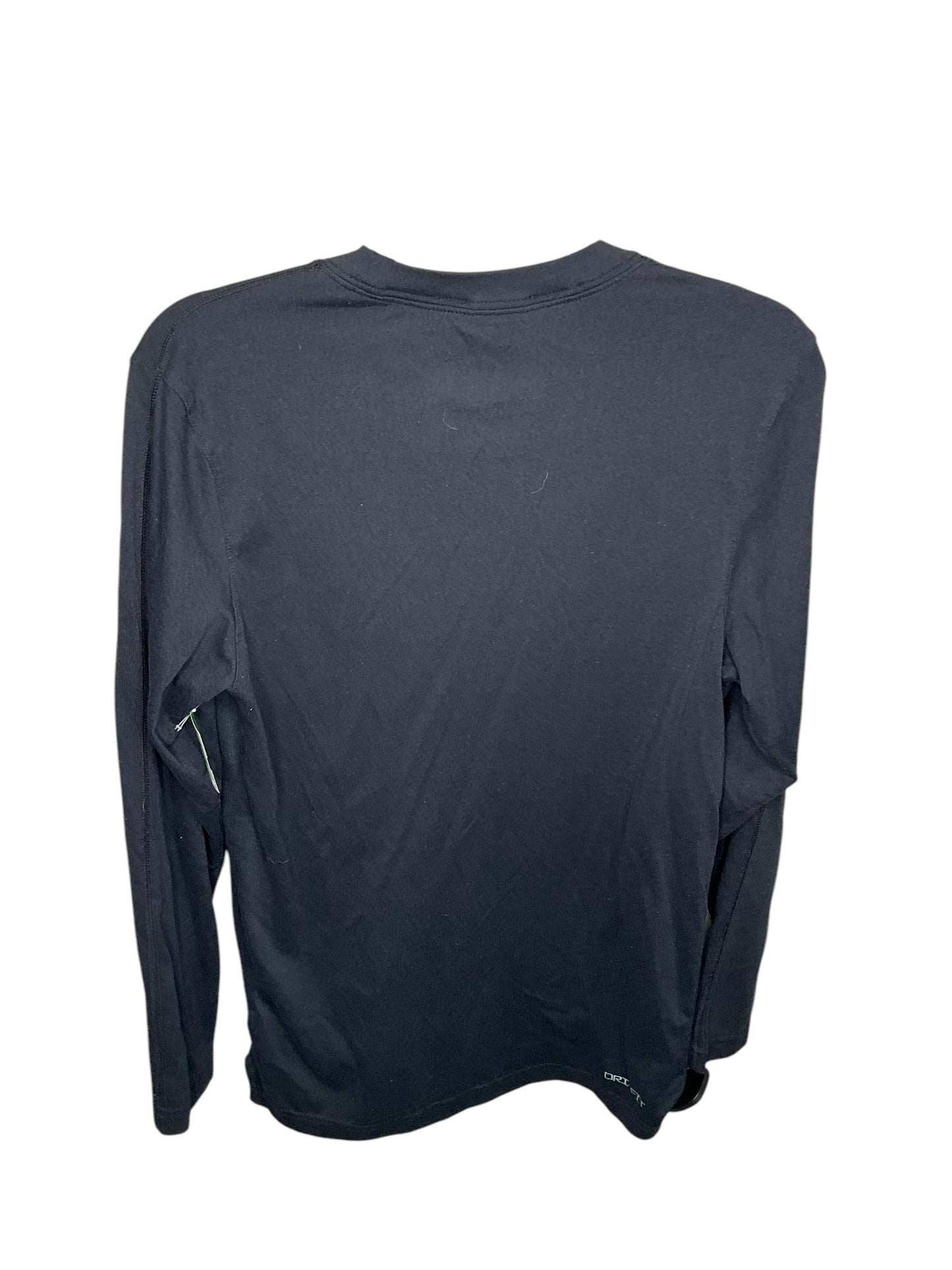 Top Long Sleeve By Nike In Black & Orange, Size: Sp