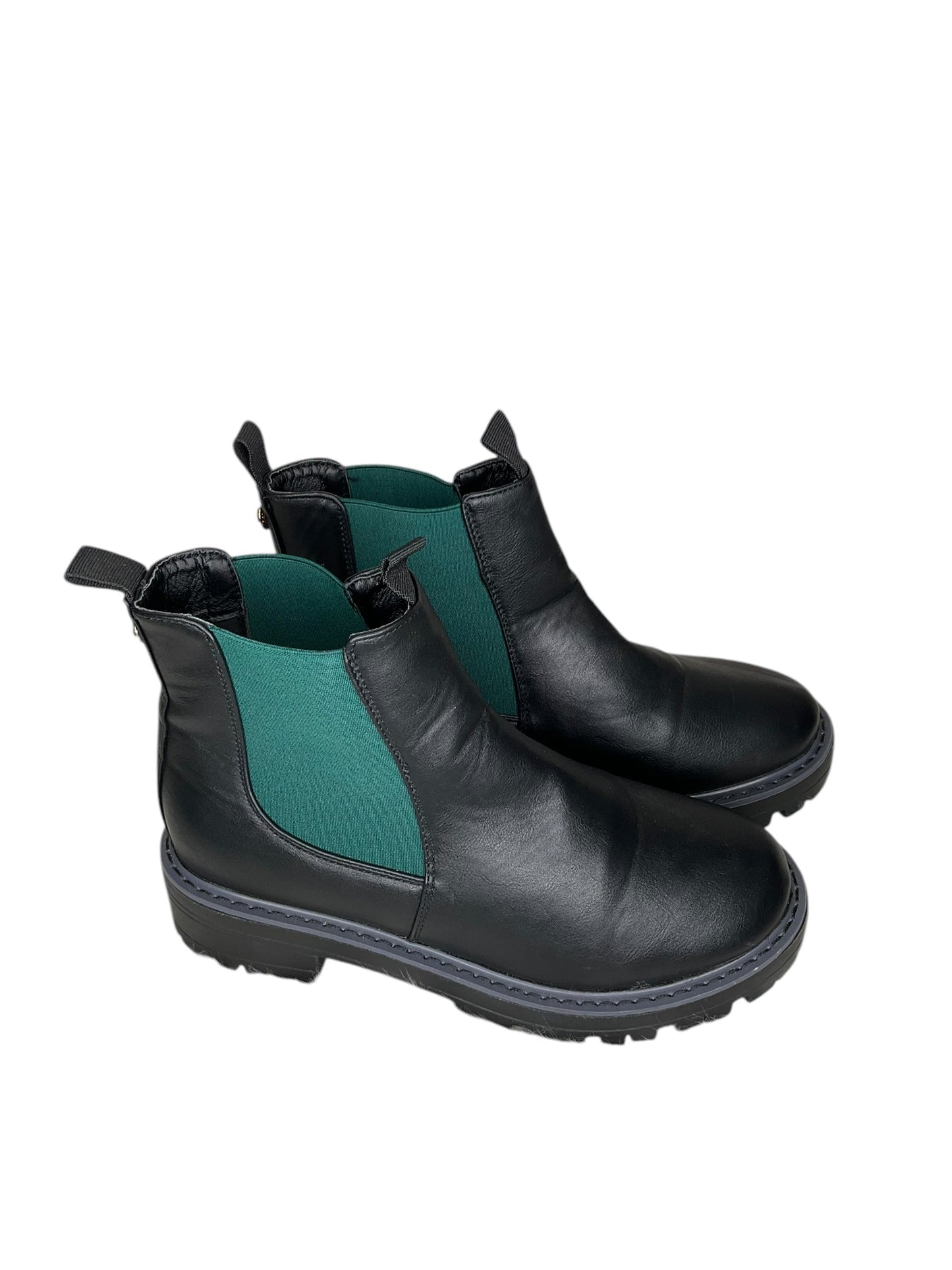 Boots Combat By Clothes Mentor In Black & Green, Size: 8